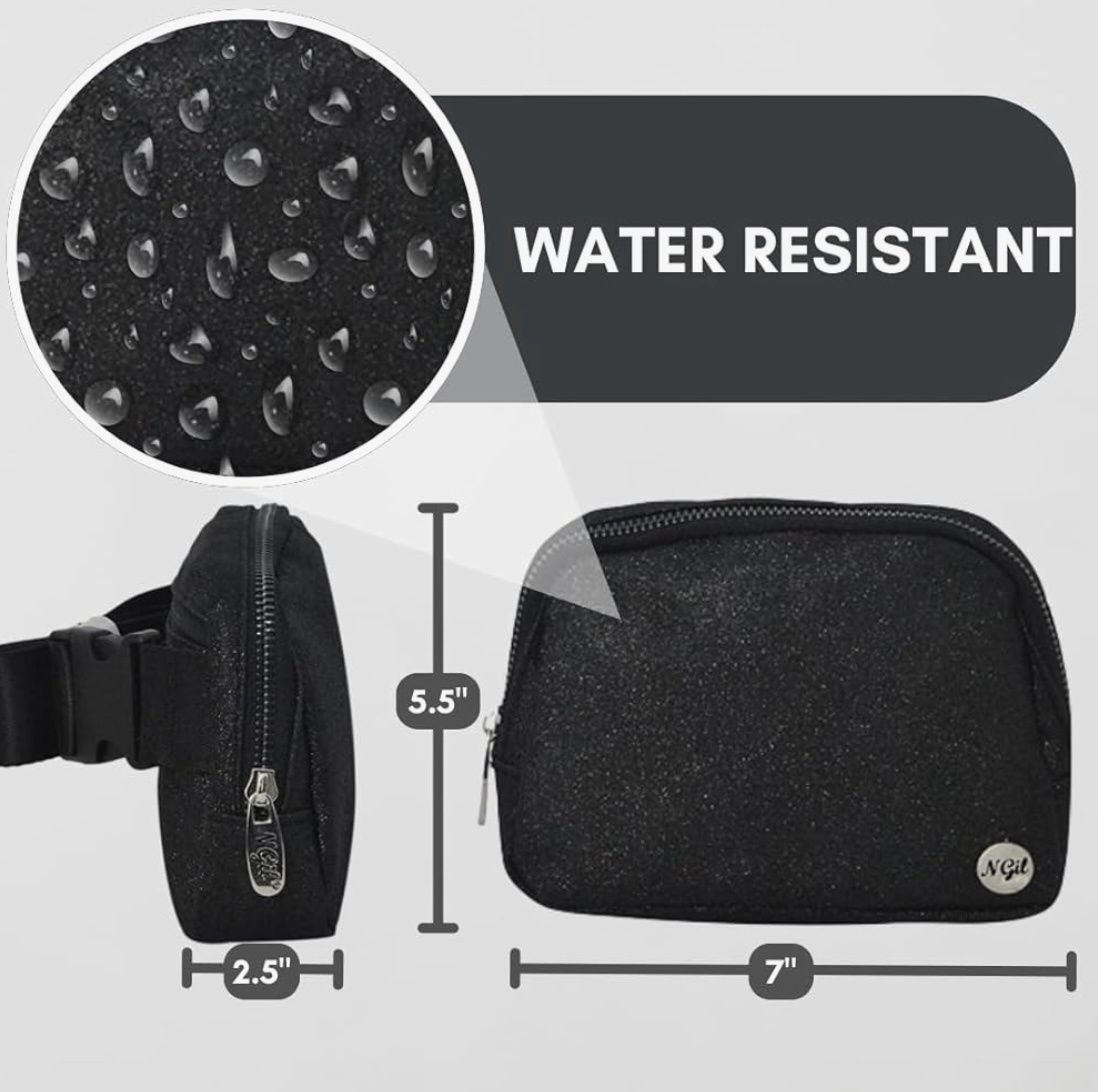 Black Sparkly Crossbody