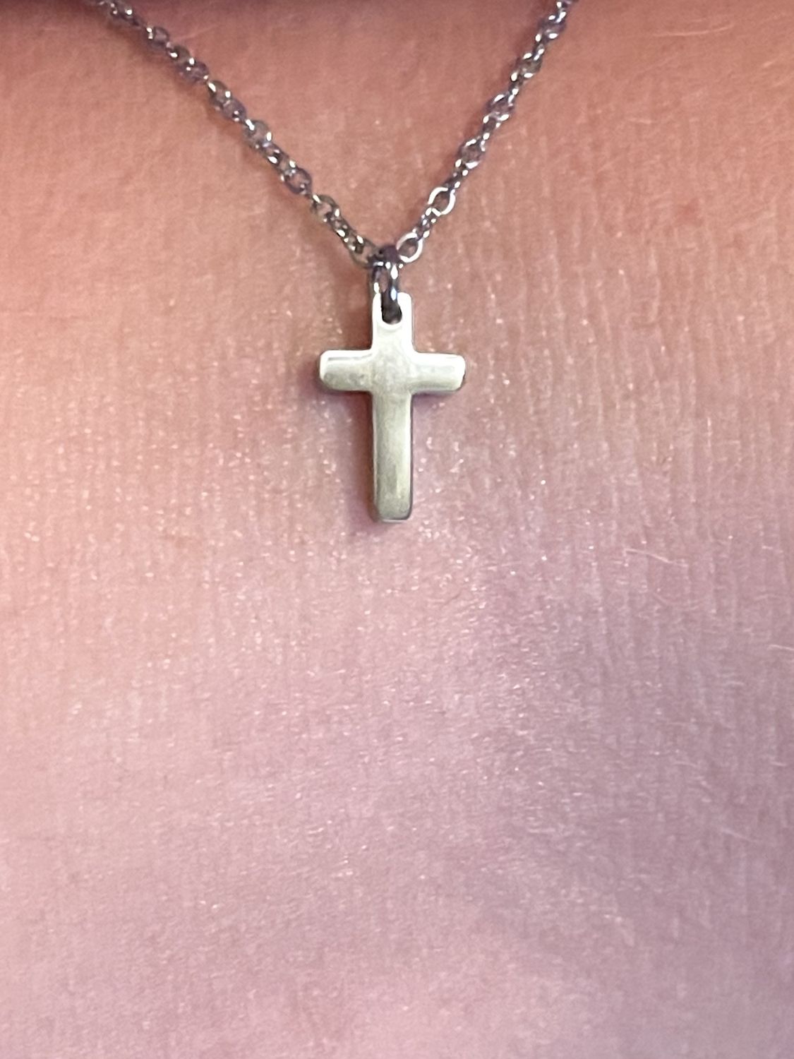 Silver Cross Necklace
