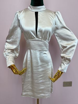 Satin Cream Dress