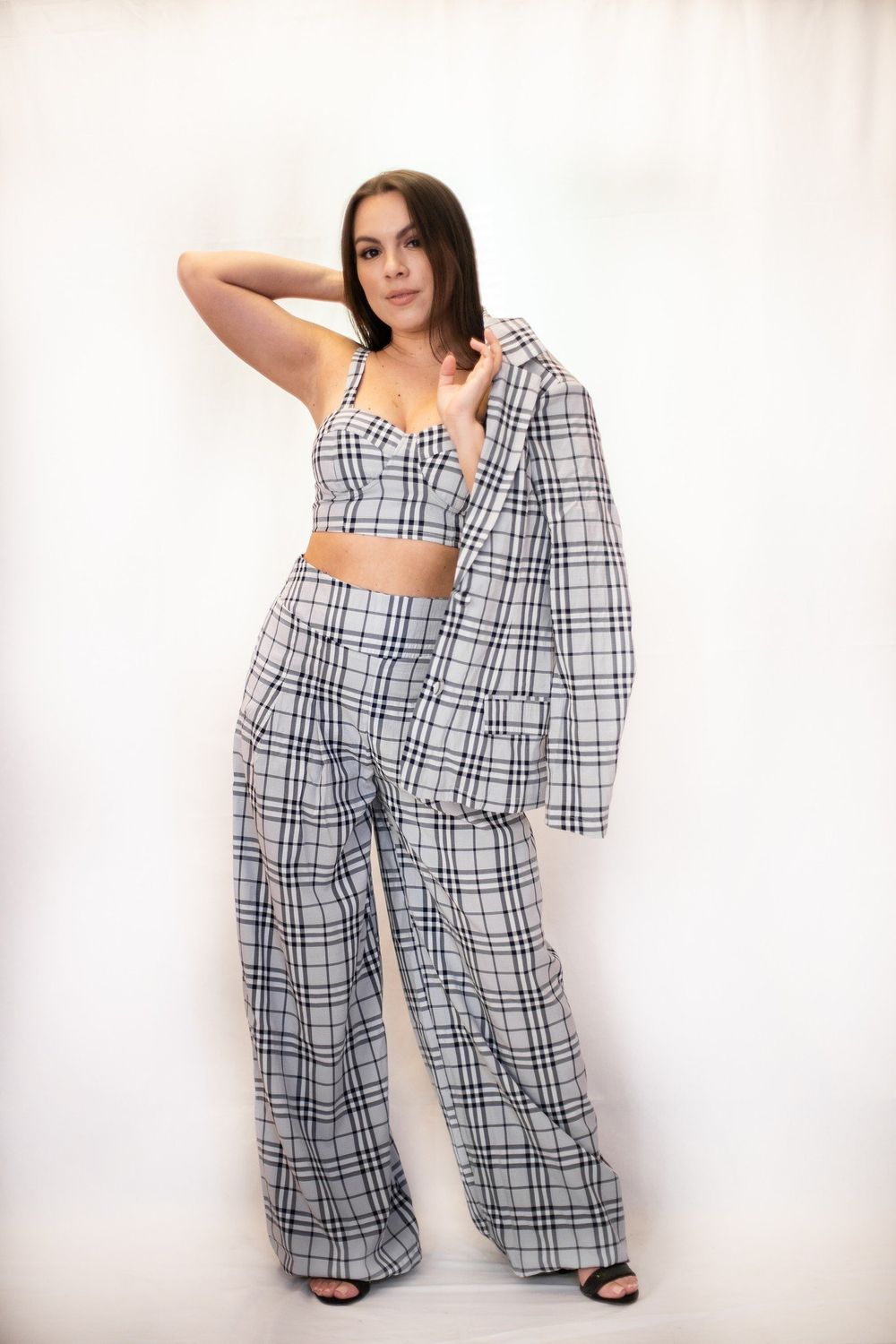 Plaid Blazer