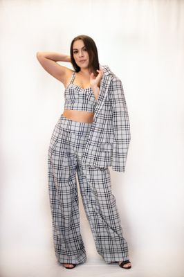 Plaid Blazer