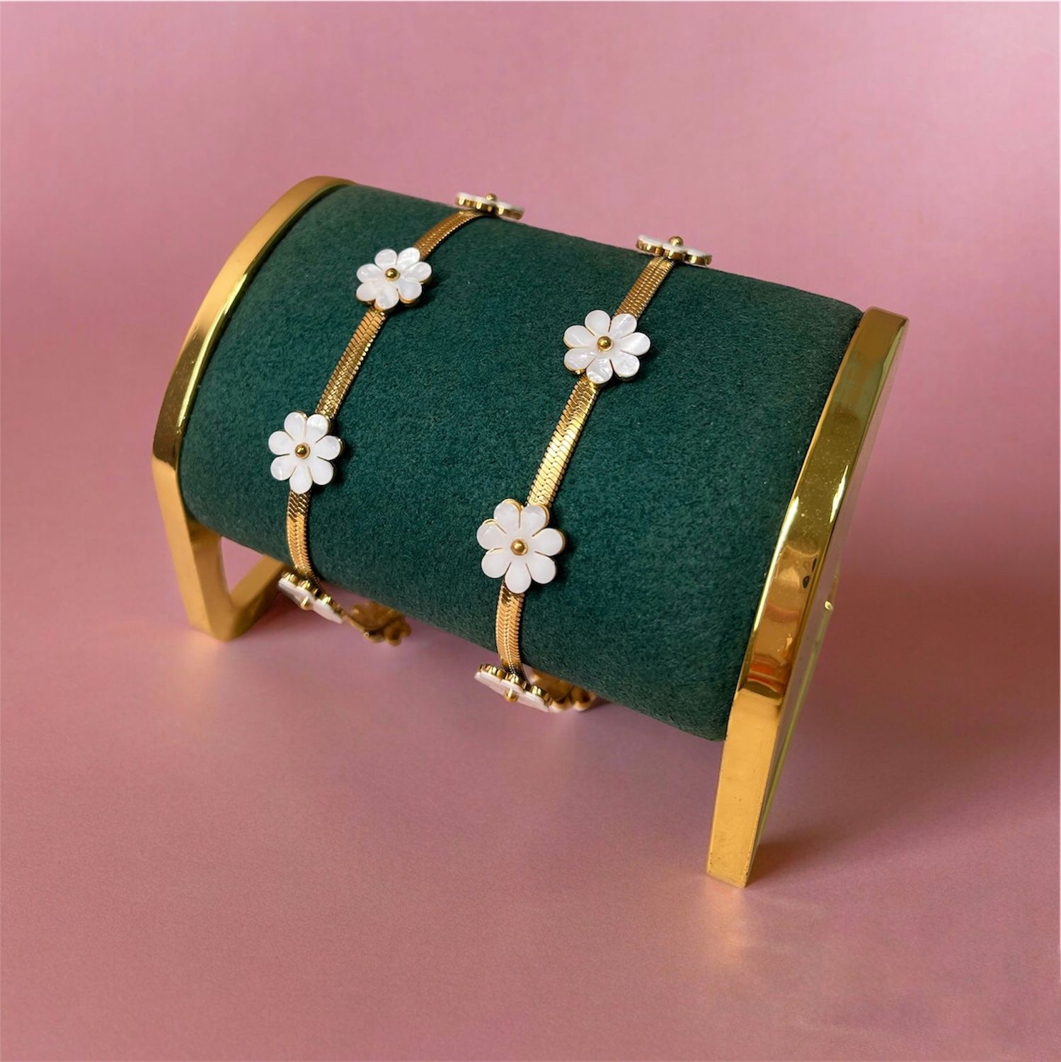 Hand Full of Flowers Bracelet
