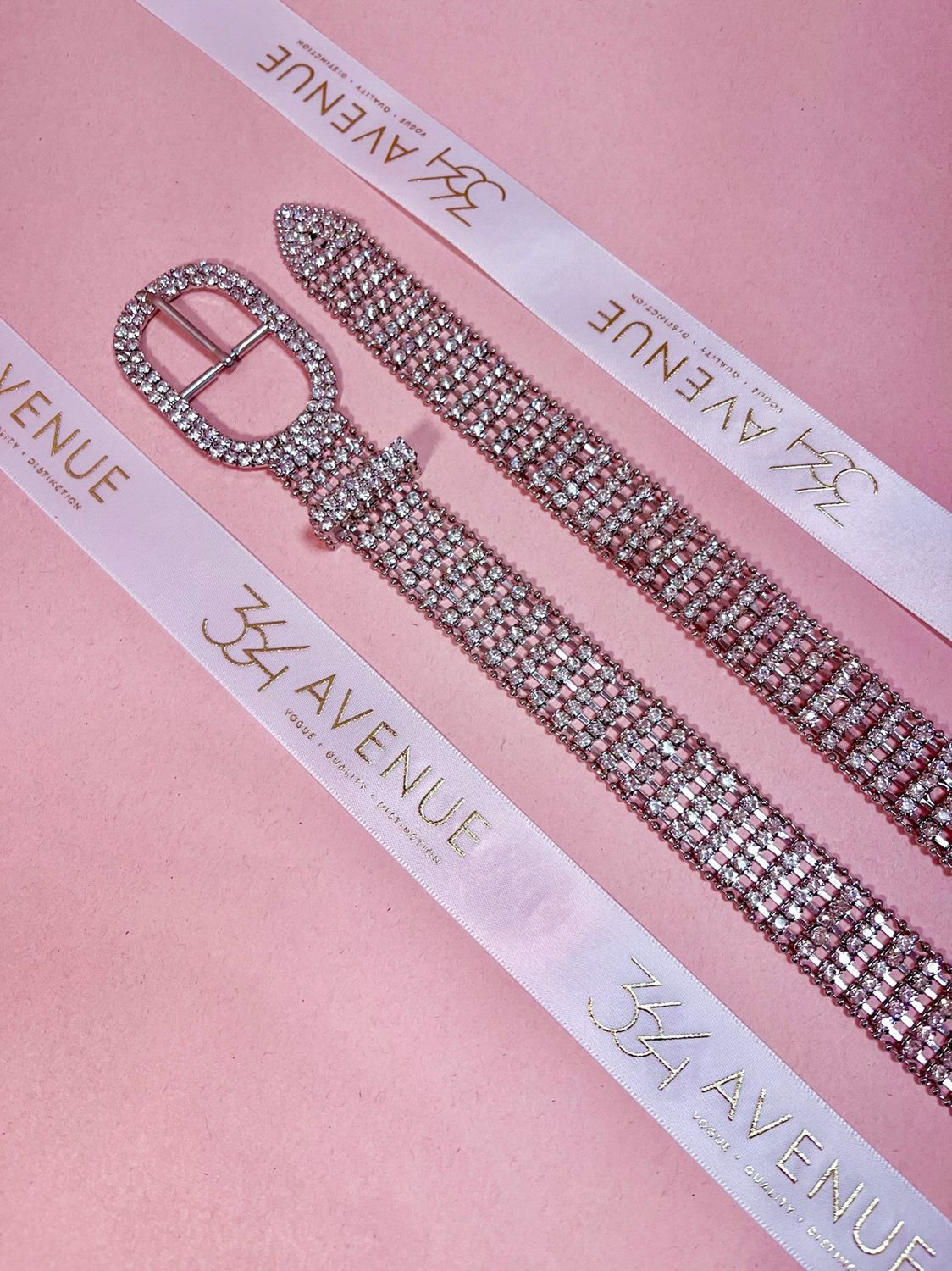 Bling Bling Silver Belt