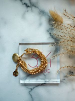 Golden Layers Bracelet
