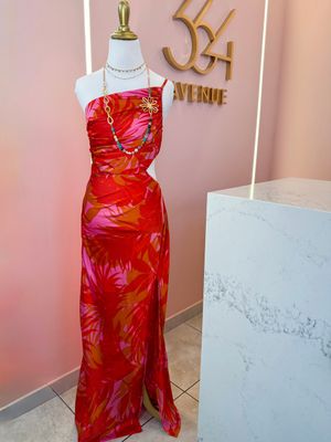 Palm Passion Maxi Dress