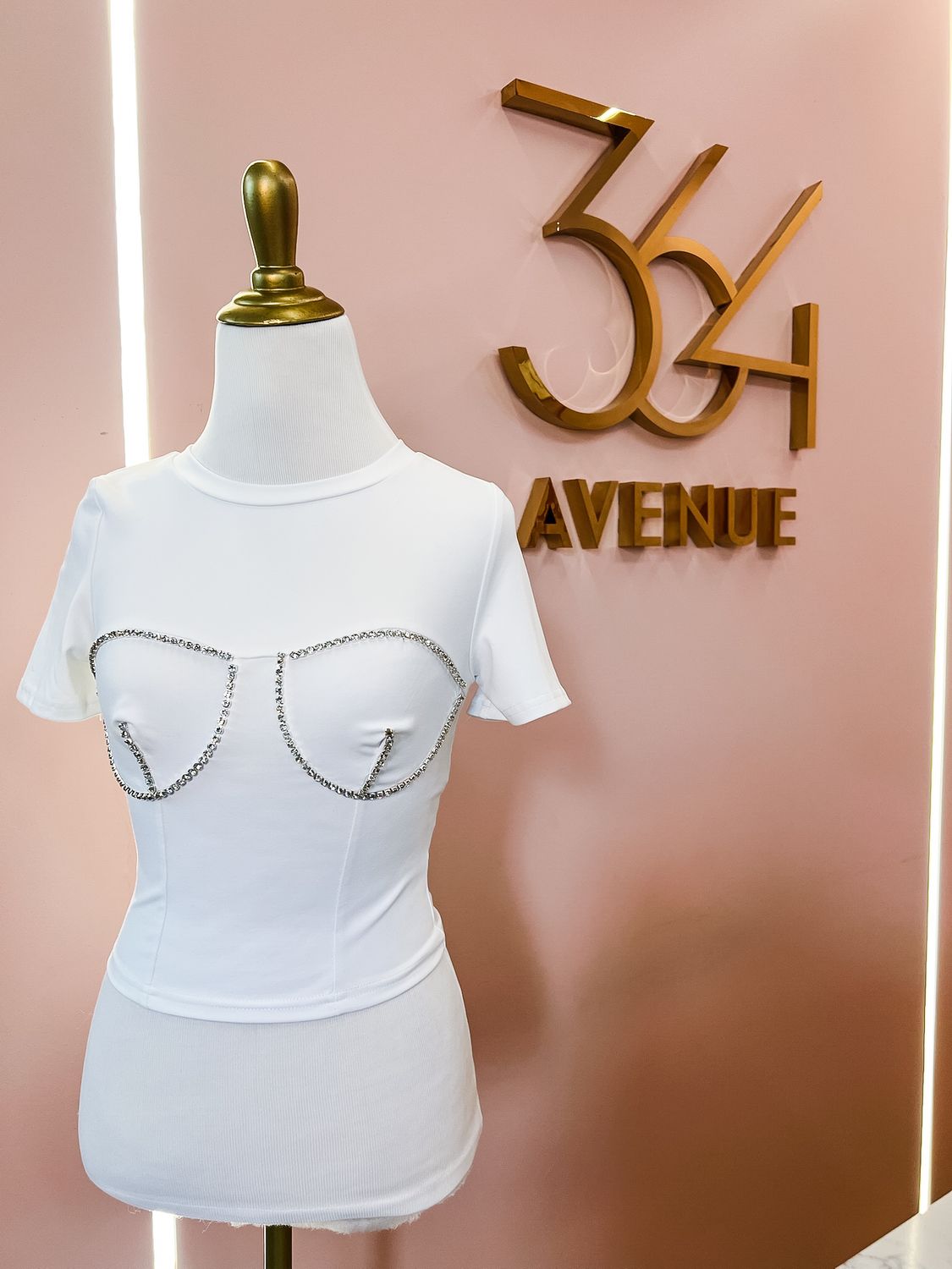 Crystal Contour Top