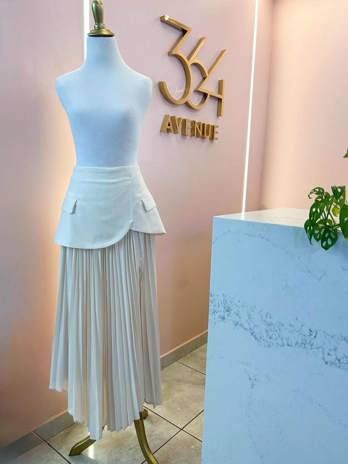 Power Pleats Skirt