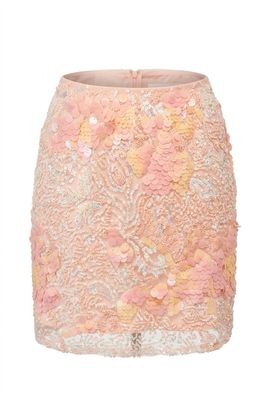 Sequined Pink Skirt