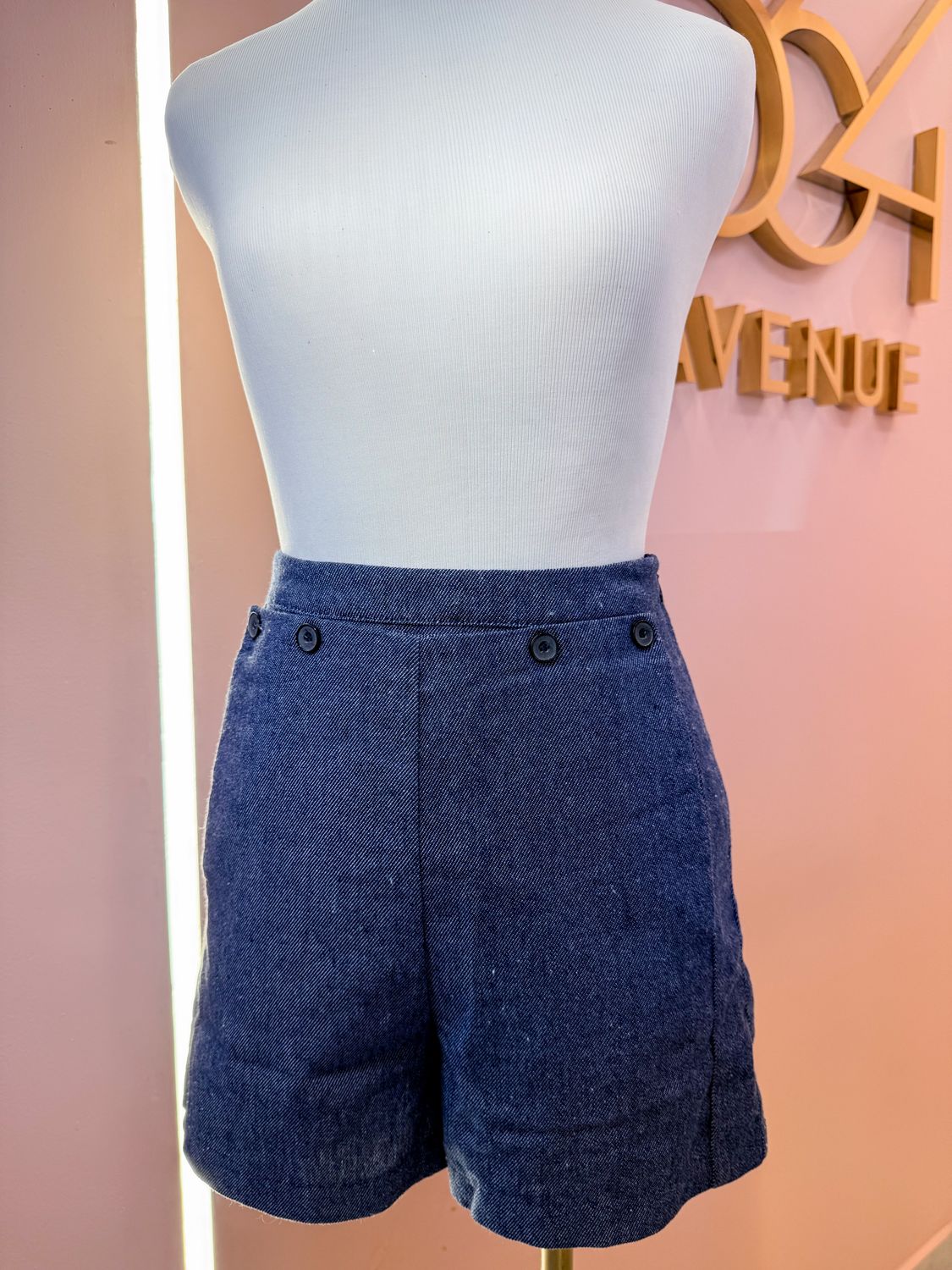 The Tailored Denim Short