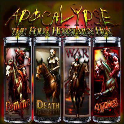 Apocalypse: The Four Horsemen Candle Set