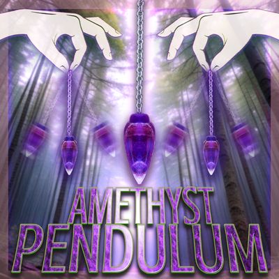 Amethyst Pendulum Set