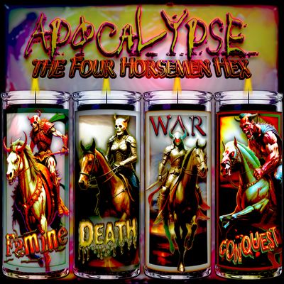 Apocalypse: The Four Horsemen Candle Set