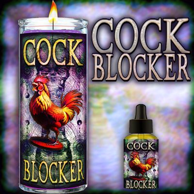 Cock-blocker Candle and Oil