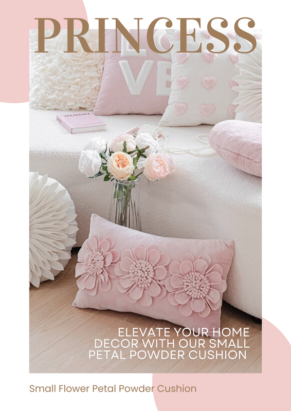 Small Flower Petal Powder Cushion