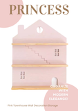 Pink Townhouse Wall Decoration Storage