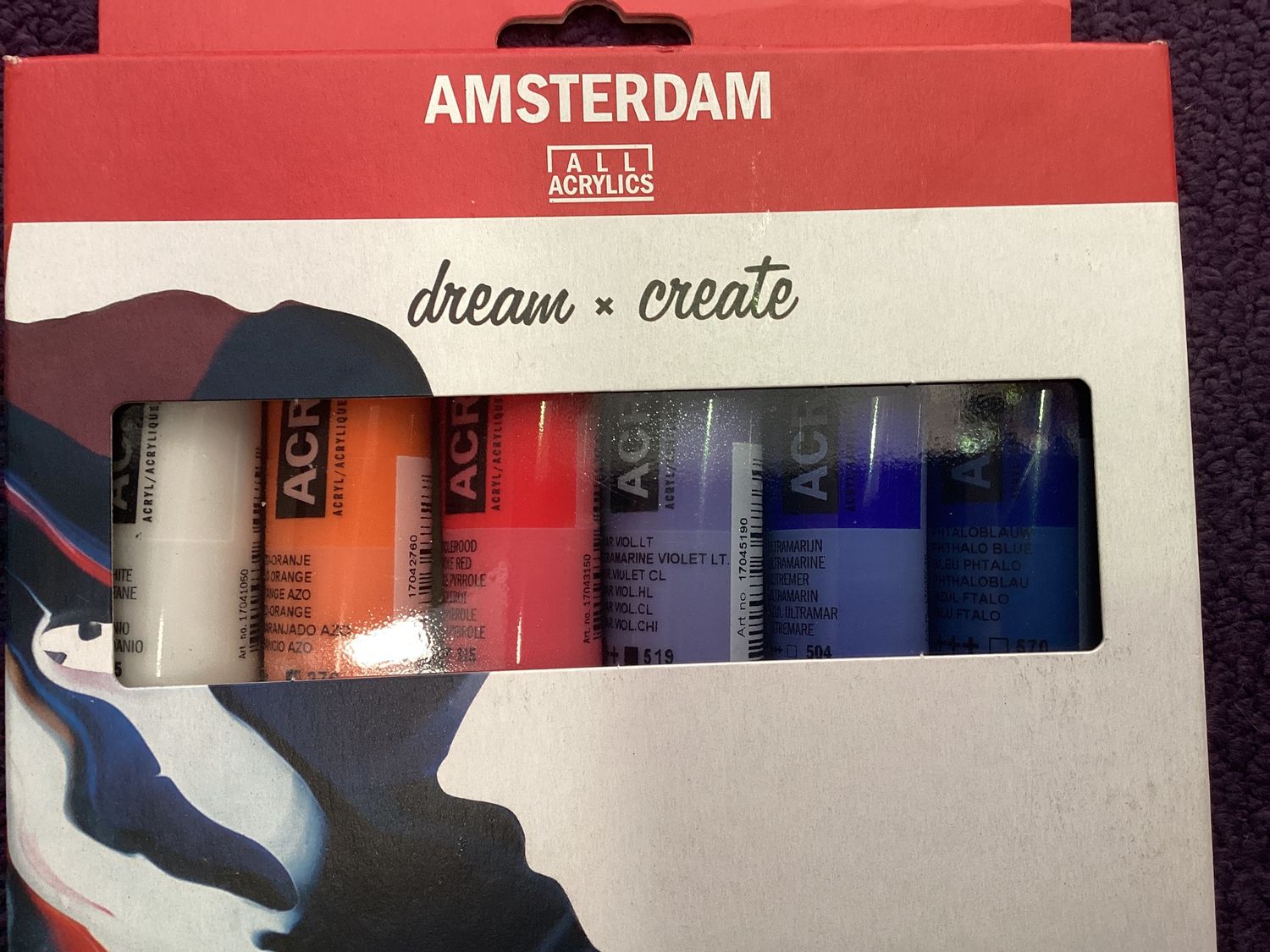 Amsterdam Acrylics 12x20ML SET PRIMARY