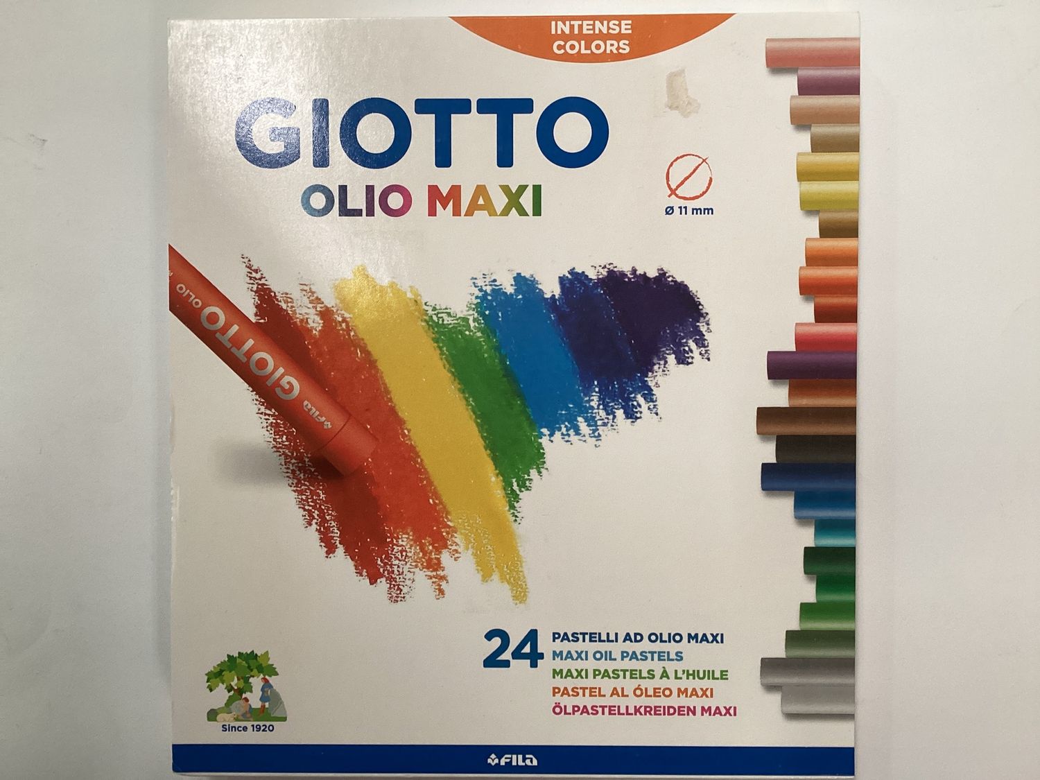 GIOTTO OLIO MAXI 24 Oil Pastels