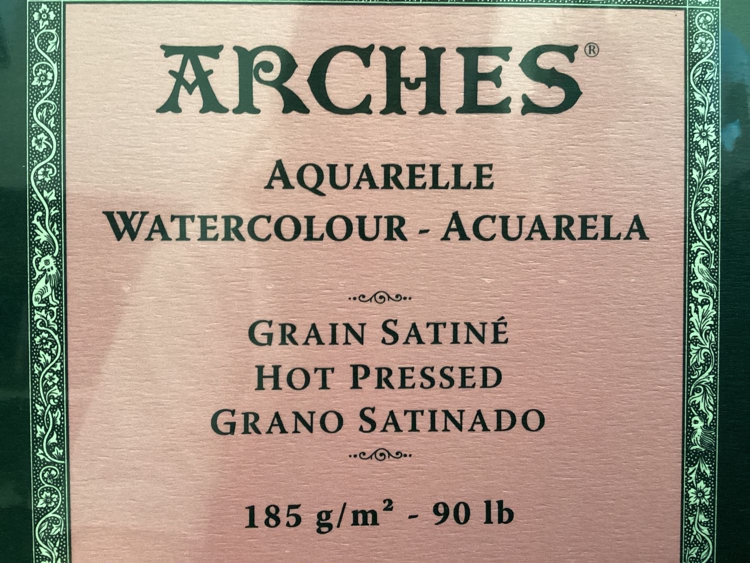 ARCHES PAD 185gsm 148x210 A5 15sht HP