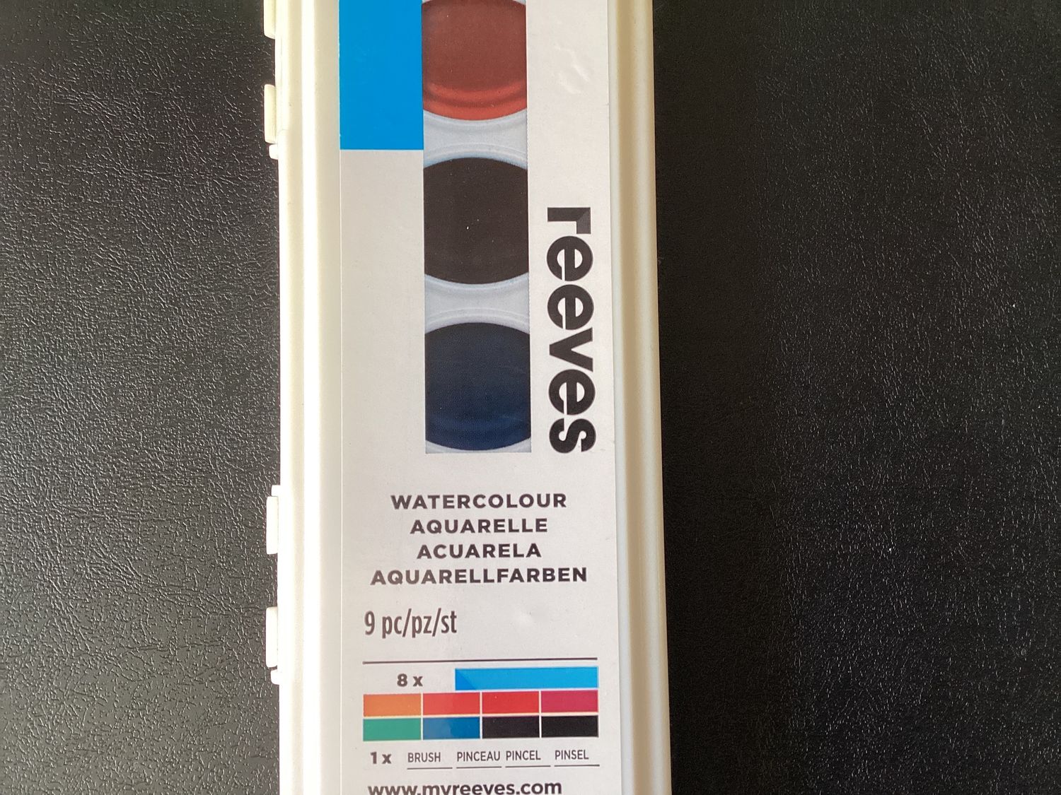 Reeves Watercolour Pan Set 9pc