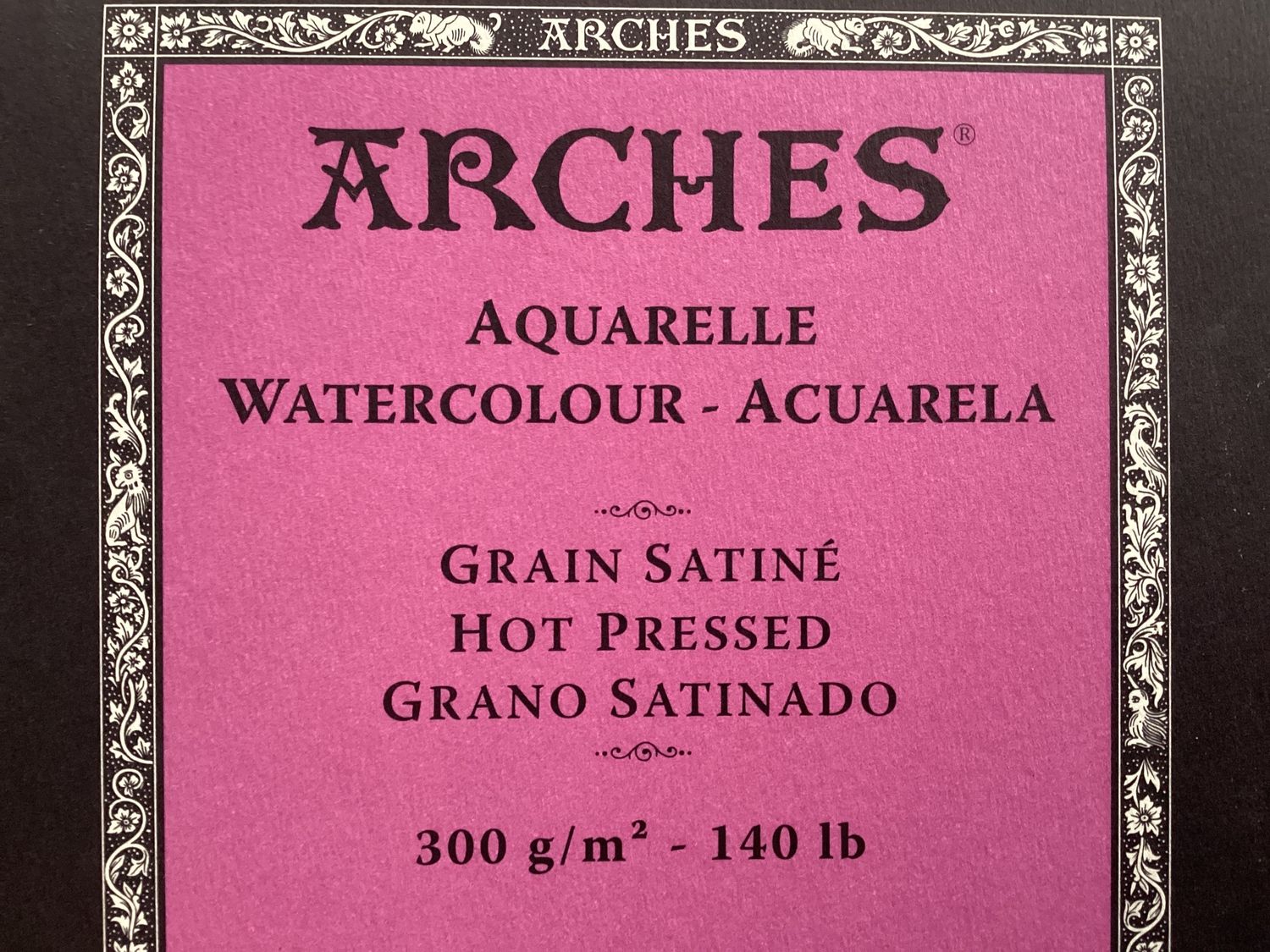 ARCHES PAD 300gsm 148x210 A5 12sht HP