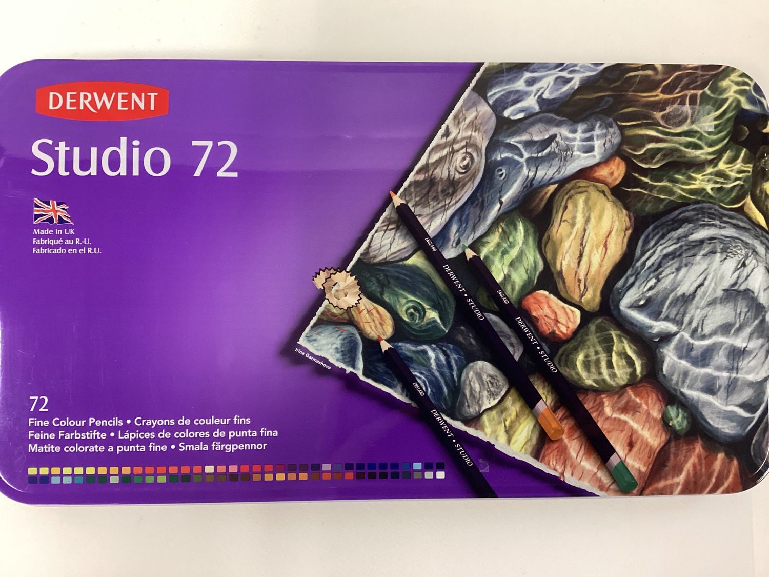 Derwent STUDIO Tin 72