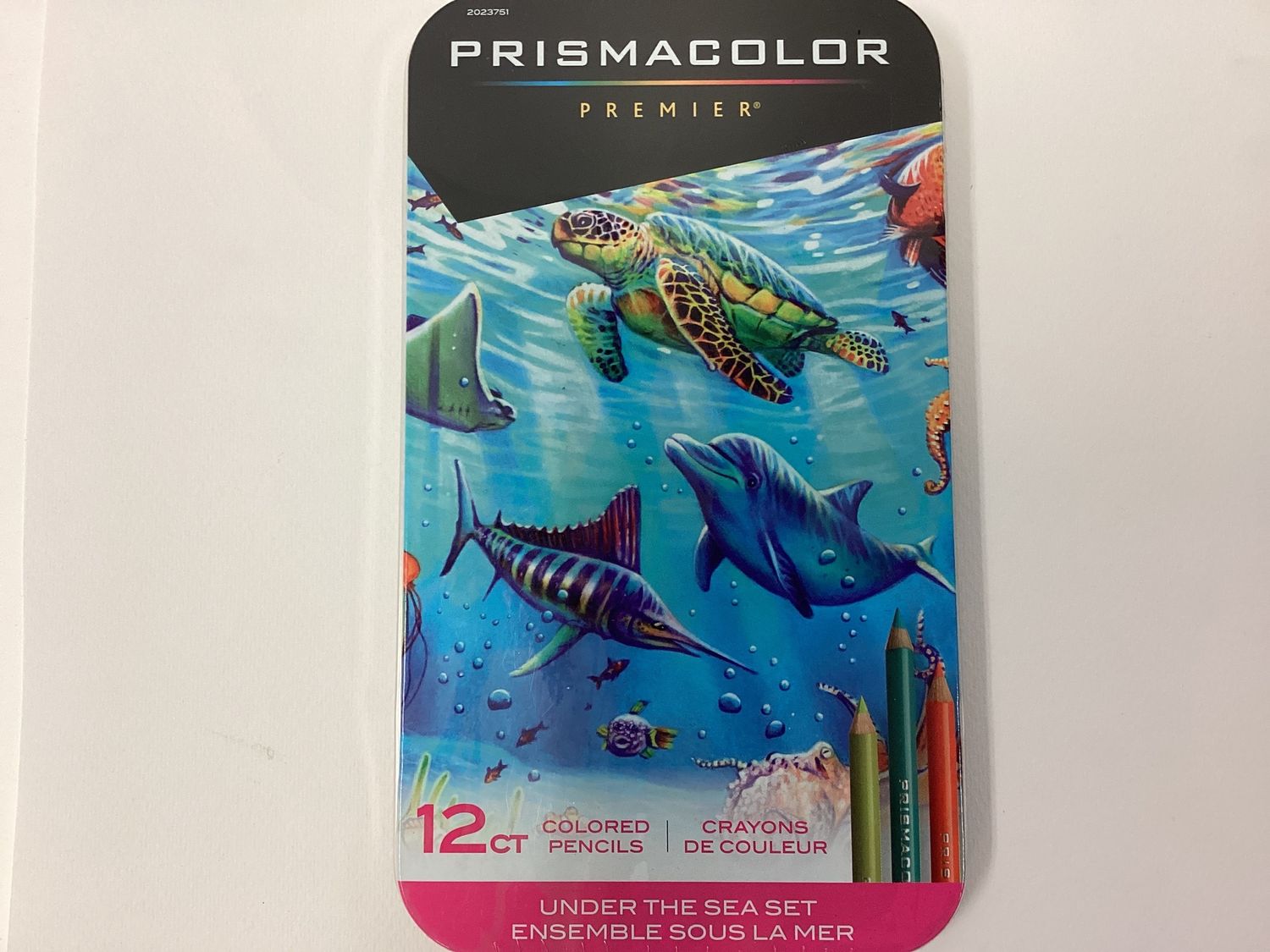 PRISMACOLOR COLOUR PENCIL TIN 12 Under The Sea Set