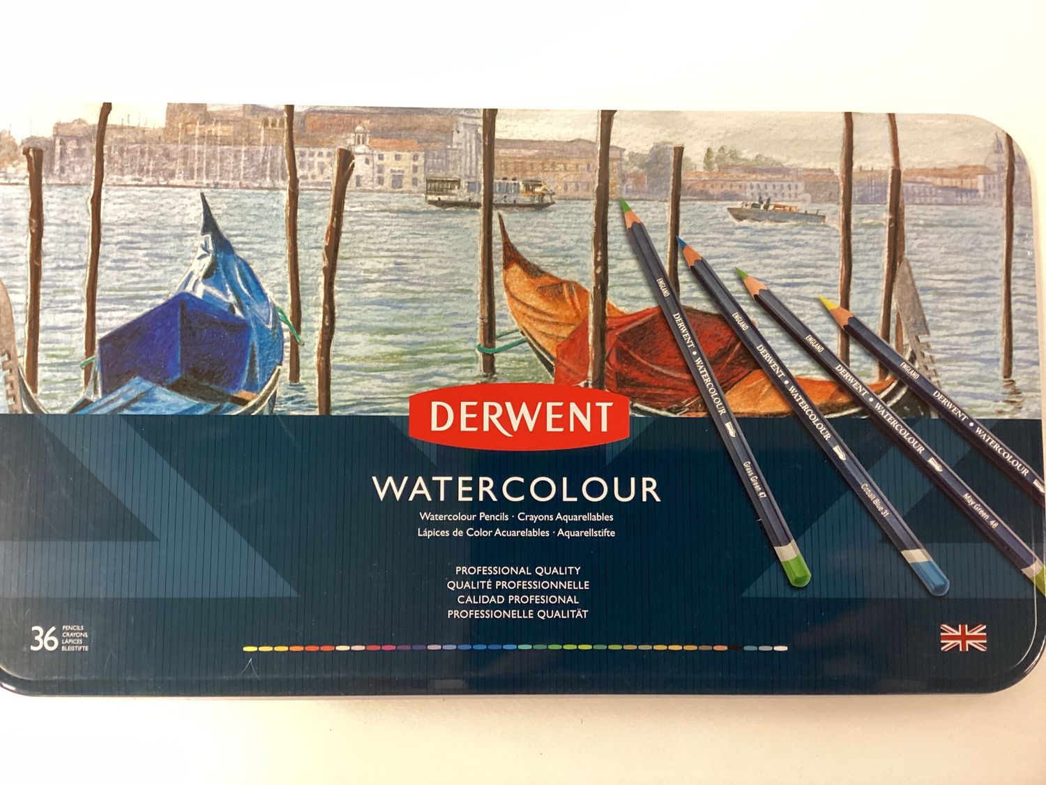 Derwent WATERCOLOUR Tin 36