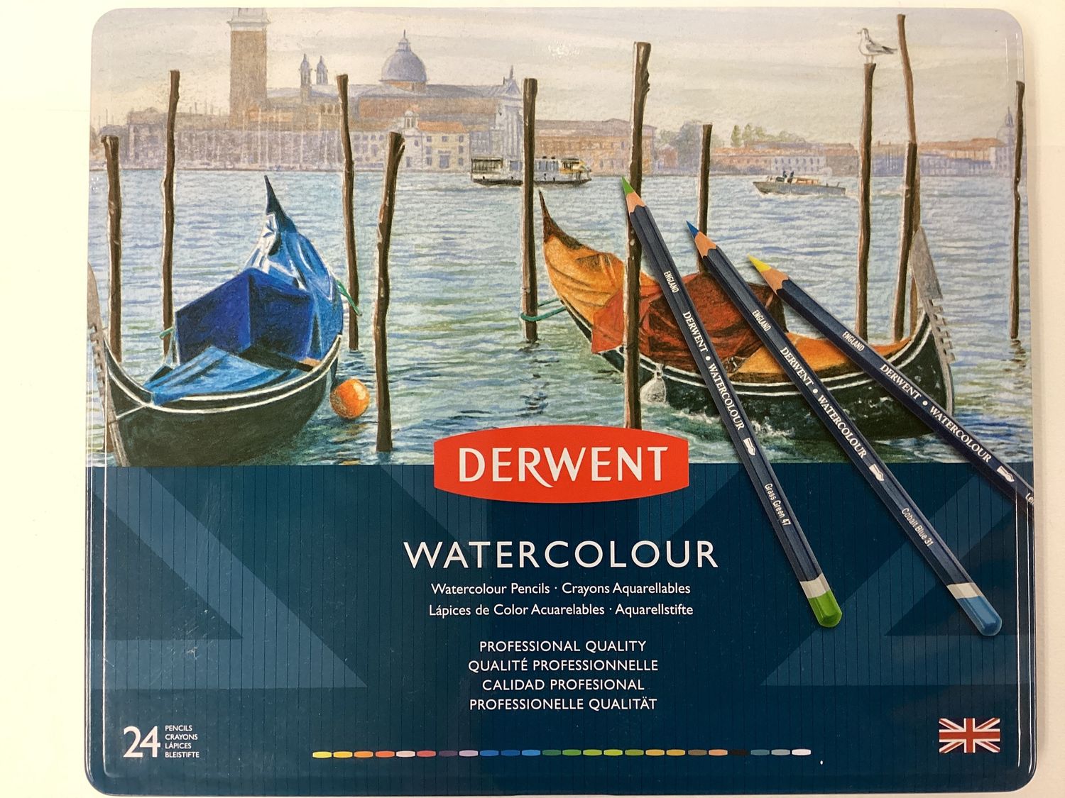 Derwent WATERCOLOUR Tin 24