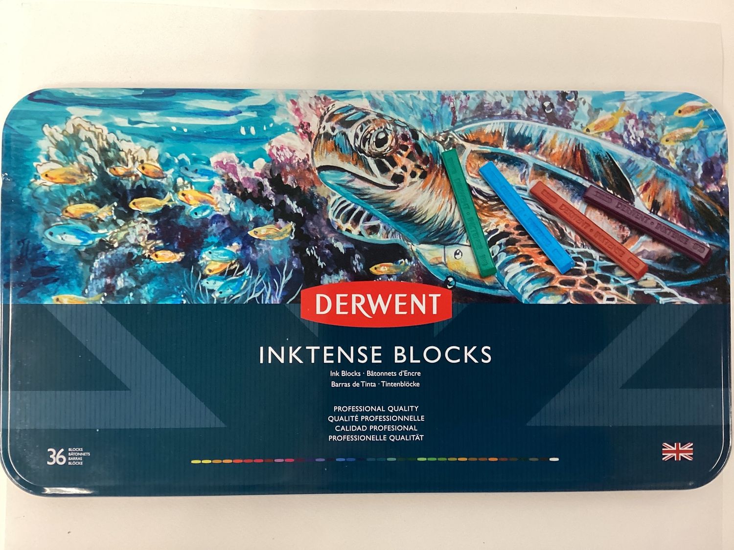 Derwent INKTENSE BLOCKS Tin 36