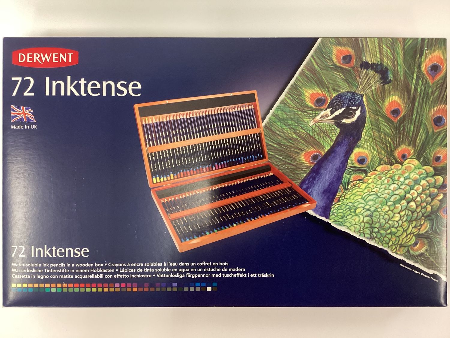 Derwent inktense wood box 72