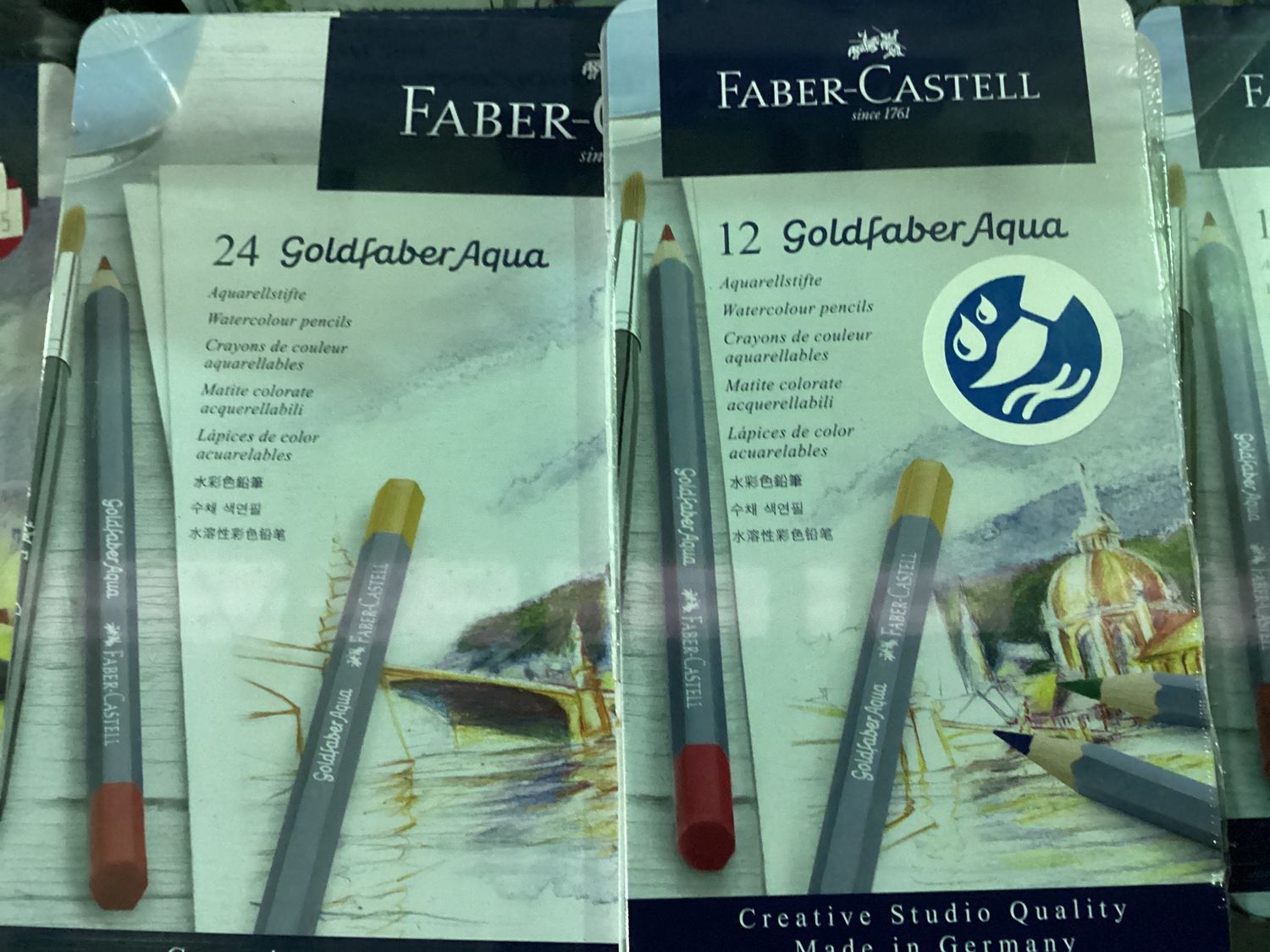 FC GOLDFABER AQUA Watercolour Pencil Tin 12
