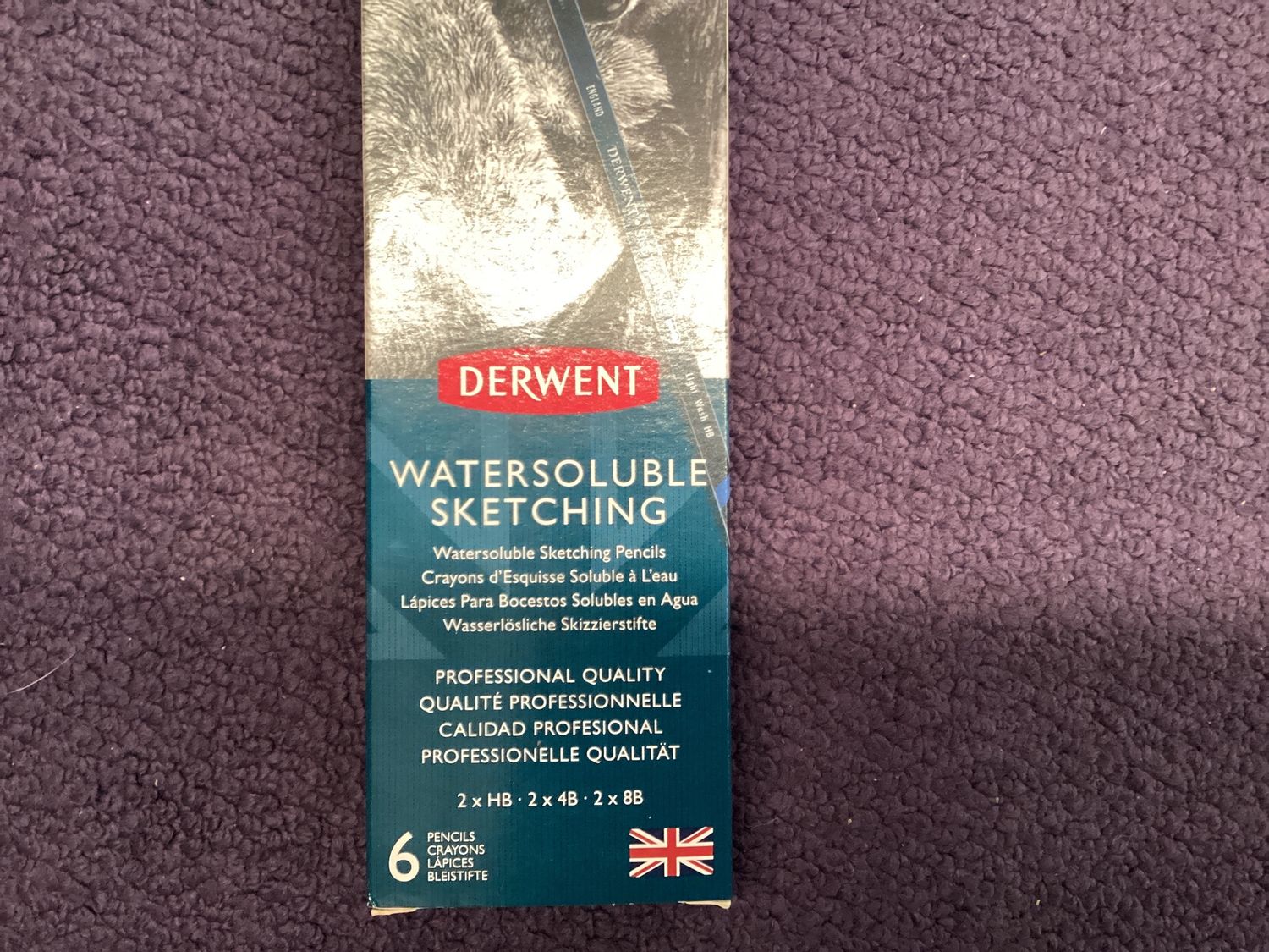 Derwent WATERSOLUBLE SKETCHING Pencil Tin 6