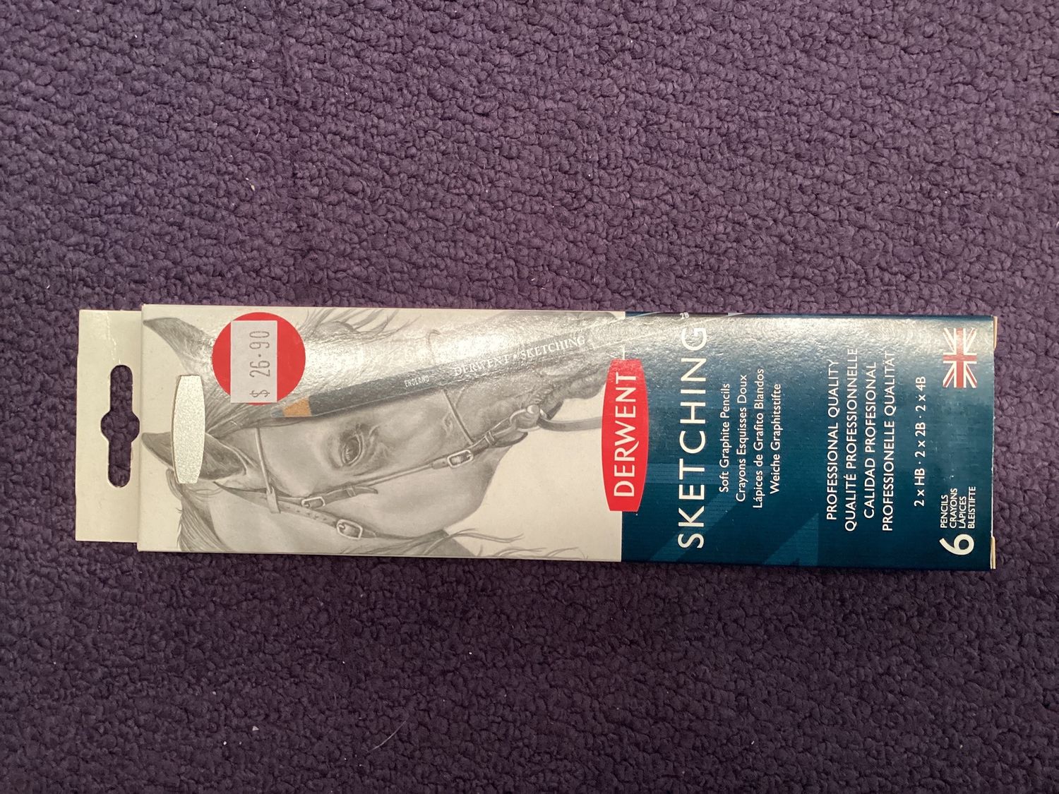Derwent SKETCHING Pencil Tin 6