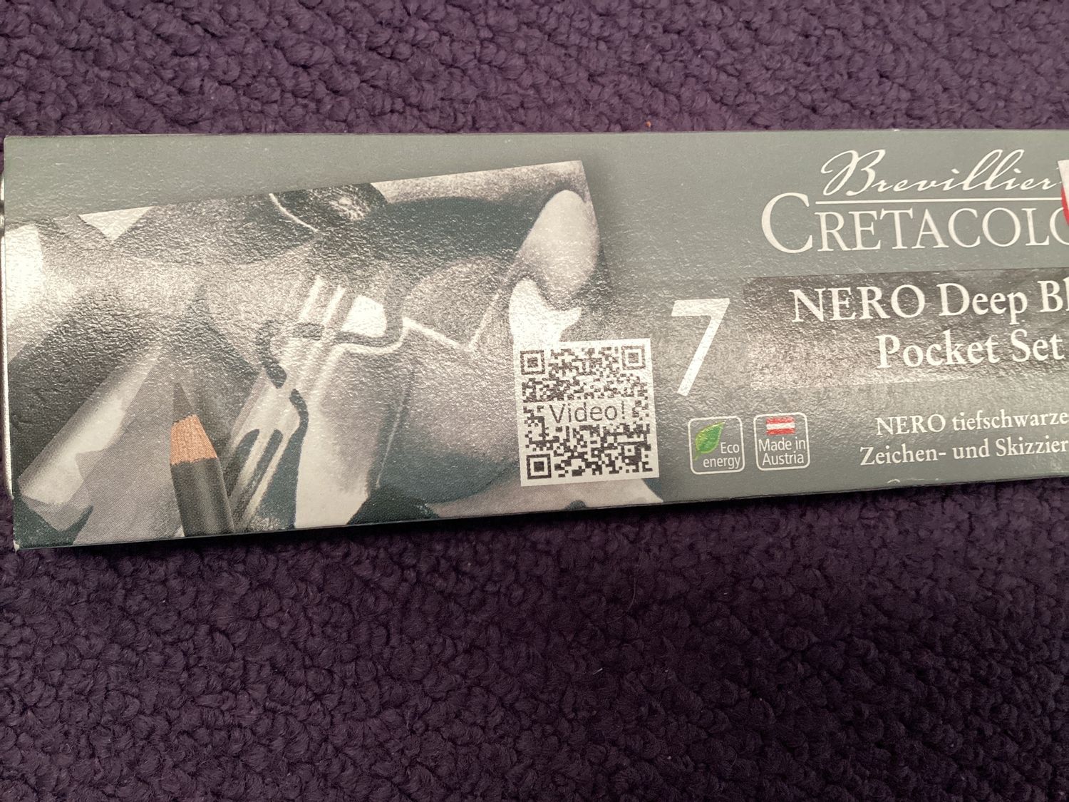 CRETACOLOR NERO Deep Black Pocket Set 7 PC