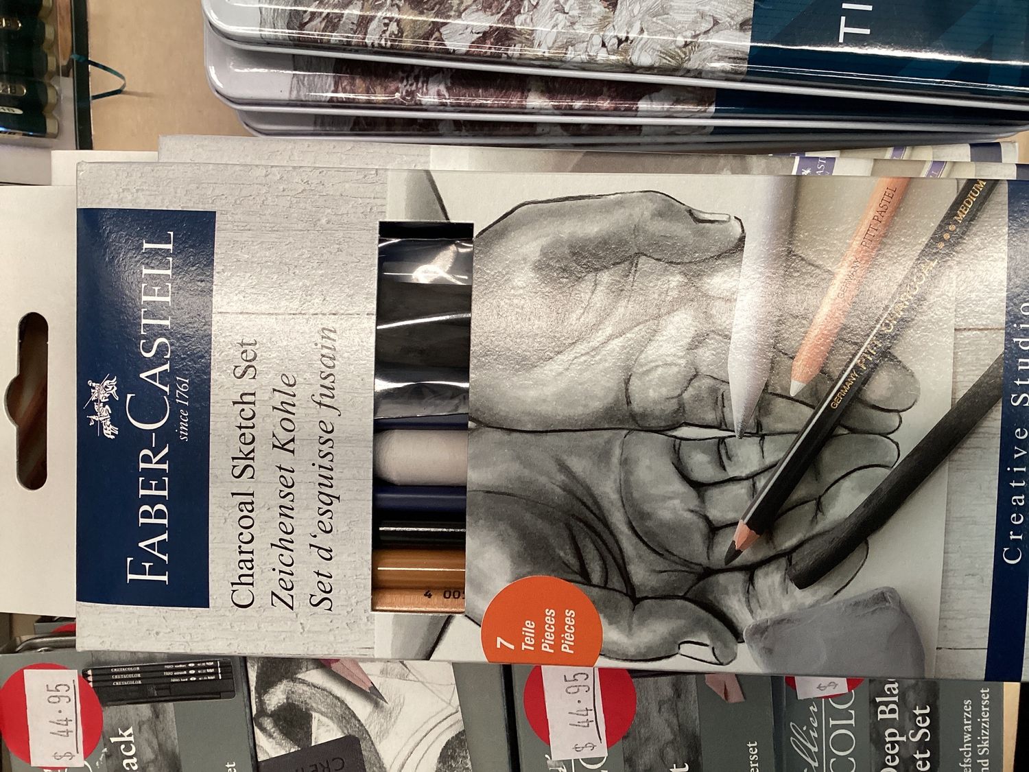 FC STUDIO MIXED MEDIA Charcoal Sketch Set 7PC