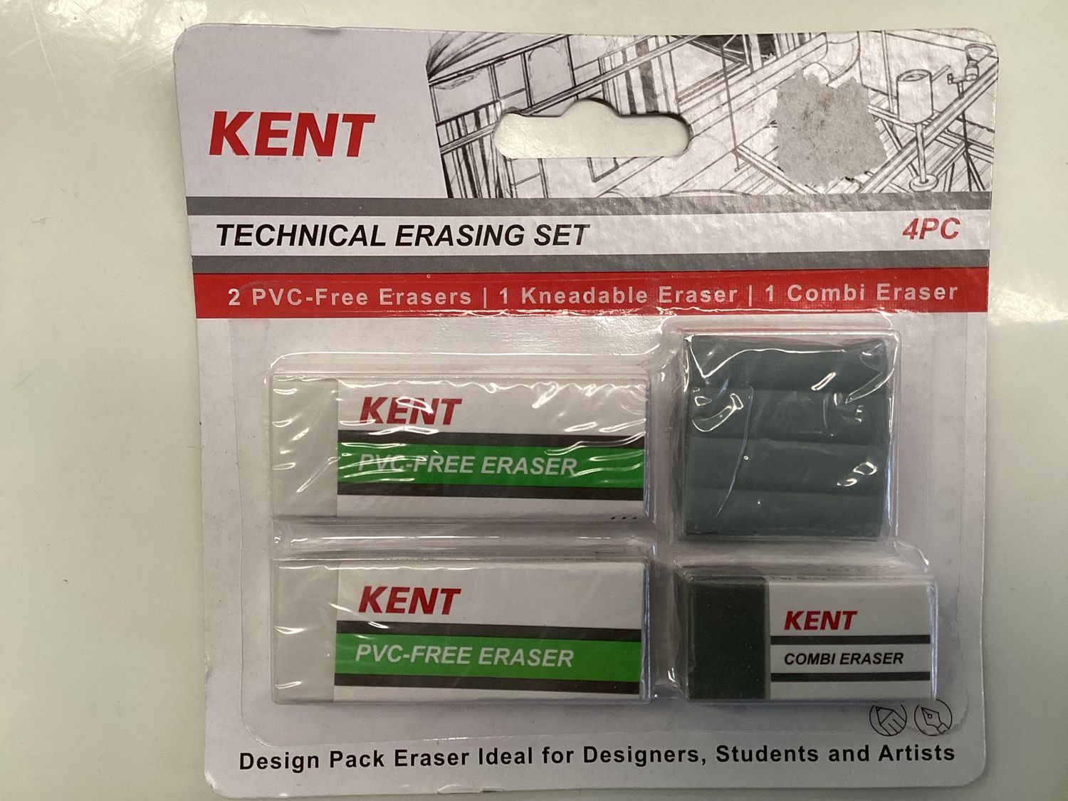 KENT TECHNICAL ERASING SET