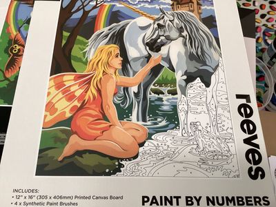 Paint BY Numbers Unicorn Dreaming