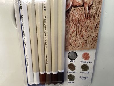 Pastel Pencils Lumograph earth+lightning 6 pack