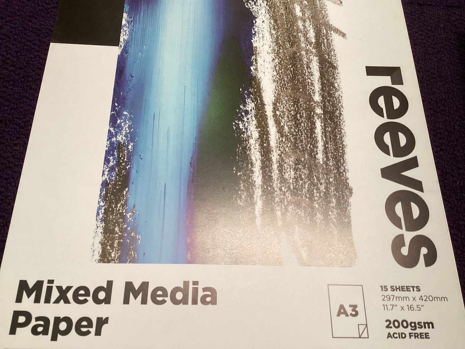 REEVES MIXED MEDIA PAPER PAD A3 200gsm