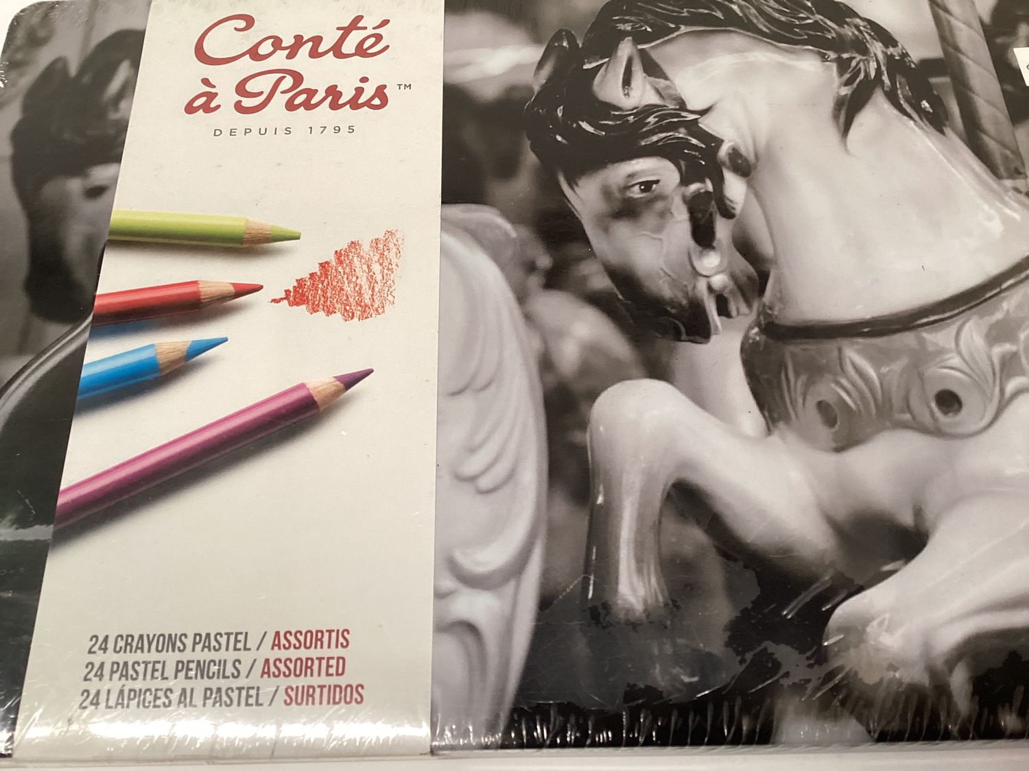 Conte CRAYON PASTEL PENCILS TIN 24
