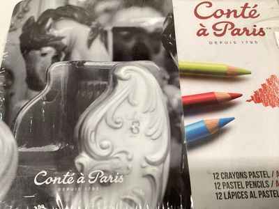 Conte CRAYON PASTEL PENCILS TIN 12