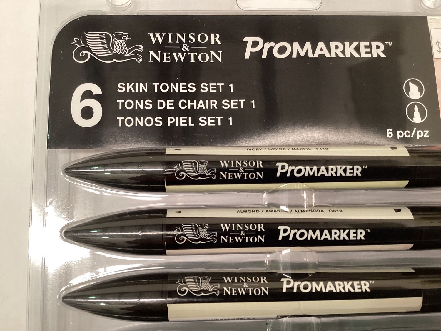 WN Markers Promarker 6 SKIN TONES SET 1222