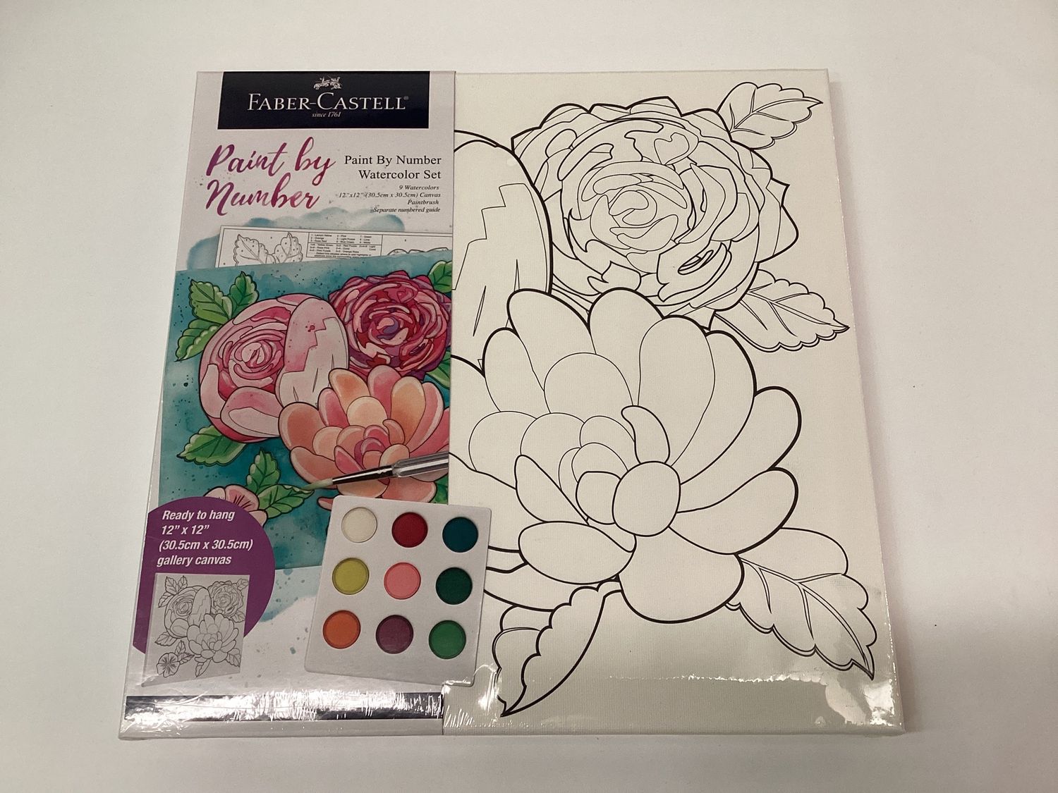 FC Paint by Number WC Set Bold Floral