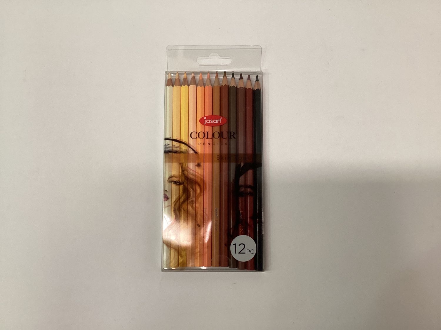 Jasart STUDIO COLOUR PENCIL SET 12 Skin Tones