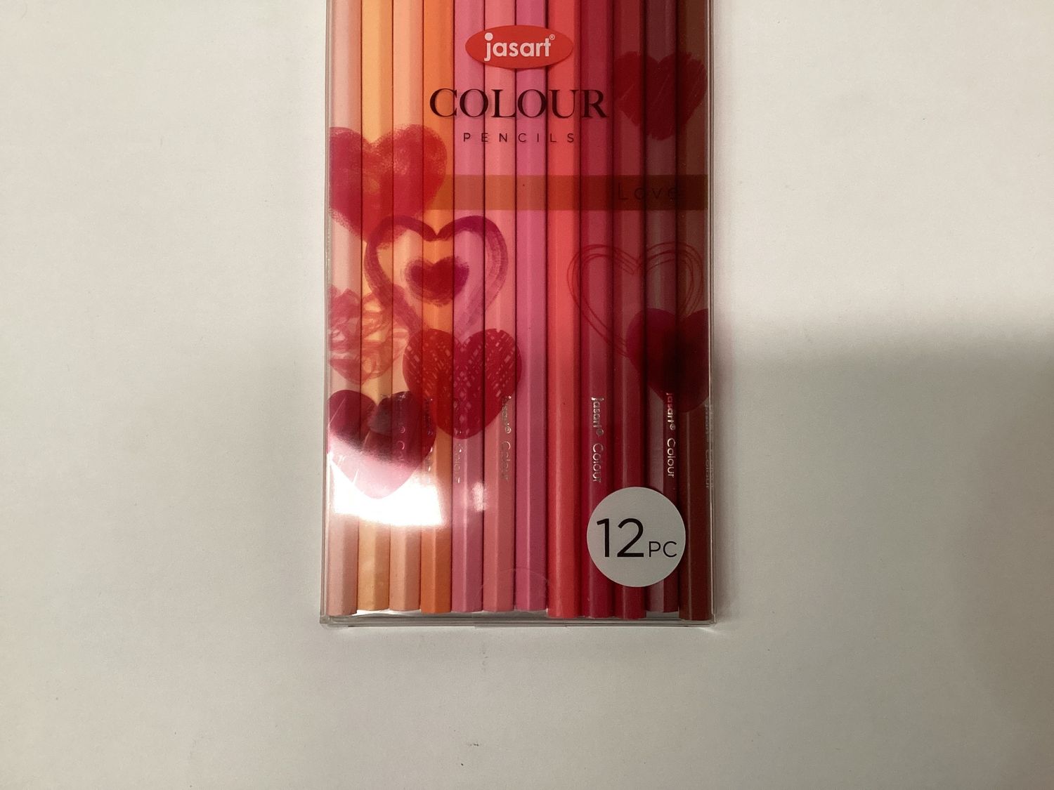 Jasart STUDIO COLOUR PENCIL SET 12 Love