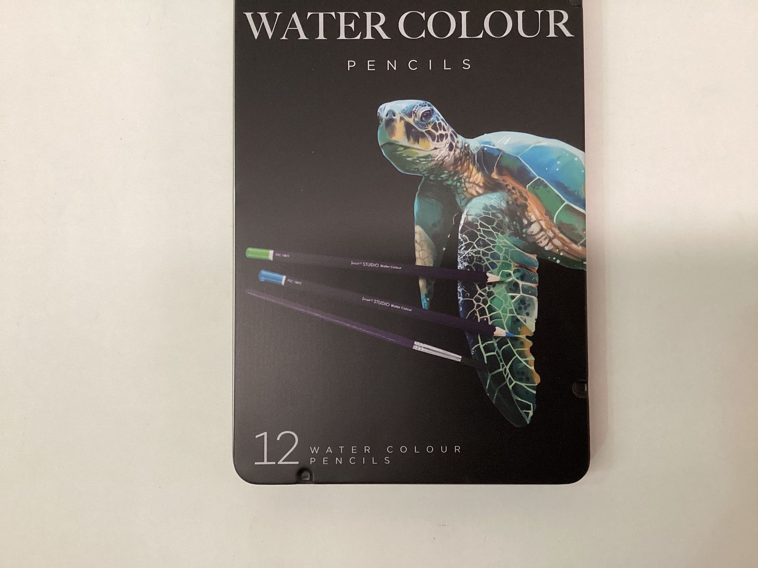 Jasart STUDIO  WATER COLOUR PENCILS Tin 12