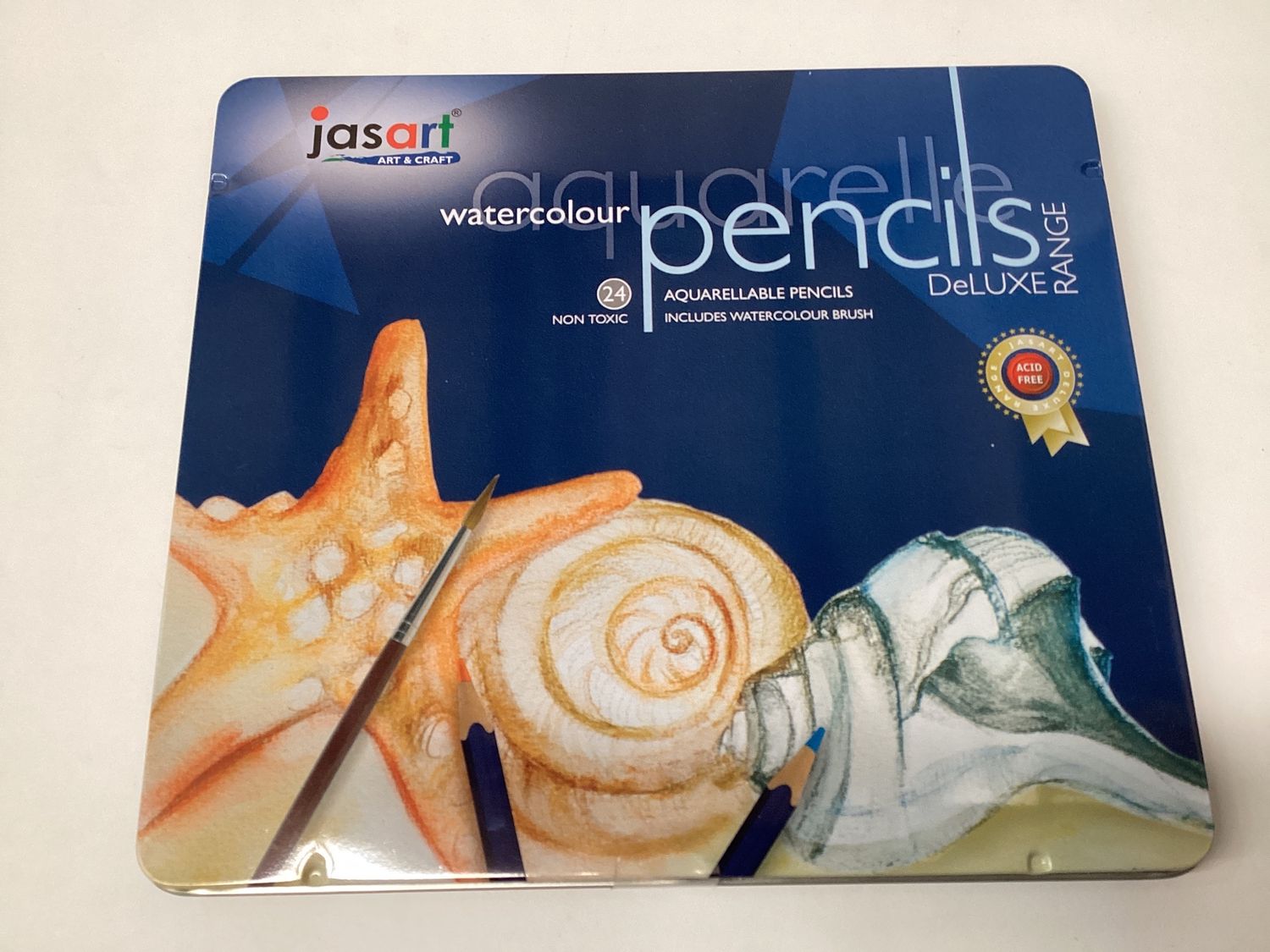 JASART WATERCOLOUR PENCILS DELUXE RANGE 24 SET