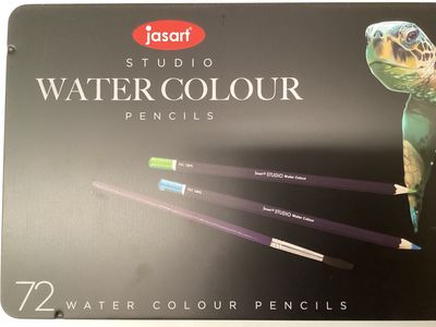 Jasart STUDIO  WATER COLOUR PENCILS Tin 72