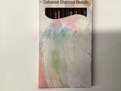ART VIBE TINTED COL CHAR PENCILS 12PK