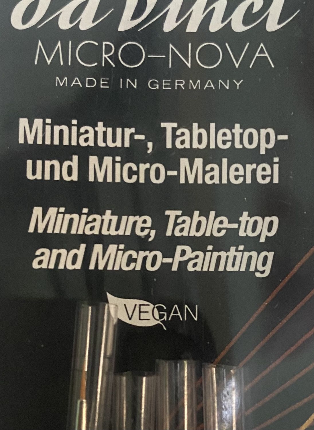 DA VINCI MICRO-NOVA MINIATURE BRUSH SET 4